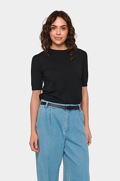 Saint Tropez Kurzarmpullover "MilaSZ SS" Viskosemischung, Classic fit günstig online kaufen