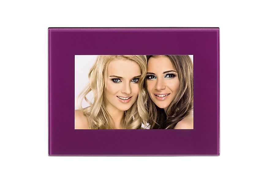 Hama Bilderrahmen Glas-Rahmen 10x15cm Lila Bilder-Rahmen, (einzeln), Foto-R günstig online kaufen