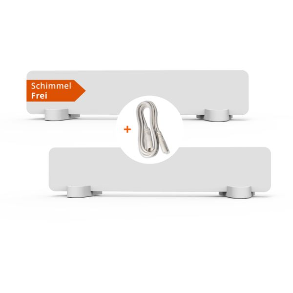 Könighaus Anti-Schimmel-Set Infrarotheizung und Erweiterungskabel Weiß 2-te günstig online kaufen