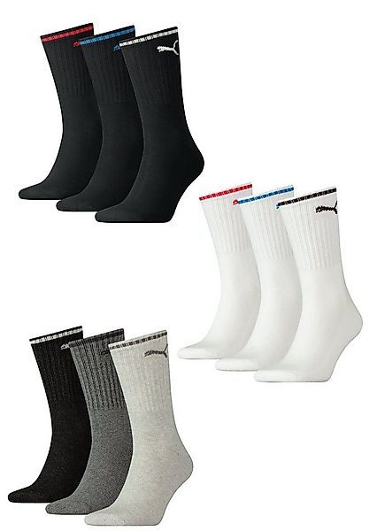 PUMA Socken CREW SOCK STRIPE 6 Paar (Spar-Pack, 6-Paar, 6er-Pack) günstig online kaufen