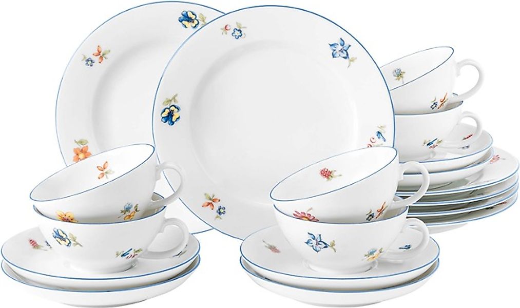 Seltmann Weiden Teeservice »Geschirr-Set Sonate Nostalgie« Tassen, Untertas günstig online kaufen