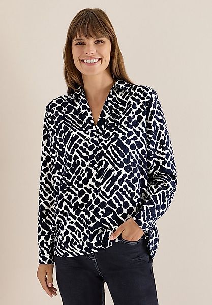 CECIL Langarmbluse mit allover Print günstig online kaufen