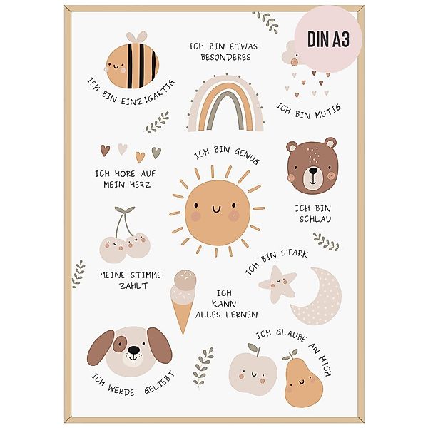 Things of Happiness Poster Affirmationsposter für günstig online kaufen