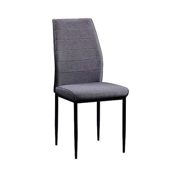 HTI-Living Esszimmerstuhl Stuhl Madison Webstoff Grau günstig online kaufen
