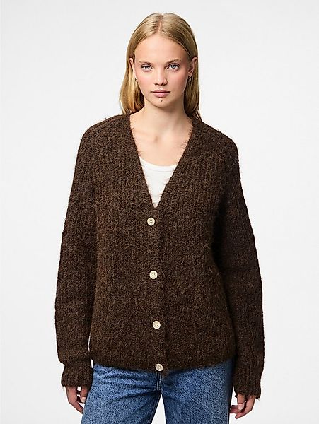 pieces Strickjacke PCCLEO LS V-NECK KNIT CARDIGAN NOOS BC günstig online kaufen