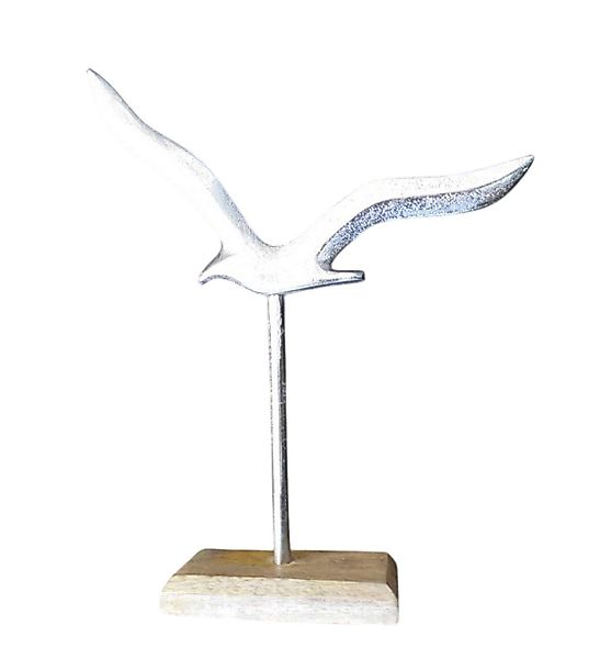 Deko-Impression Dekofigur Deko-Möwe Maritimes Deko-Objekt Aluminium günstig online kaufen