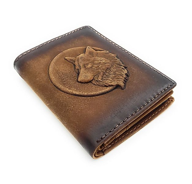 JOCKEY CLUB Mini Geldbörse kleines echt Leder Portemonnaie mit RFID Schutz, günstig online kaufen