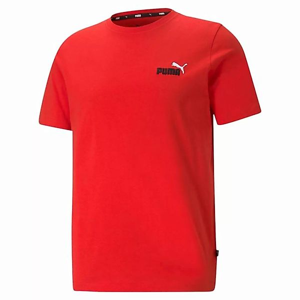 PUMA Herren T-Shirt - ESS Essentials Embroidery Logo Tee, Rundhals, Kurzarm günstig online kaufen