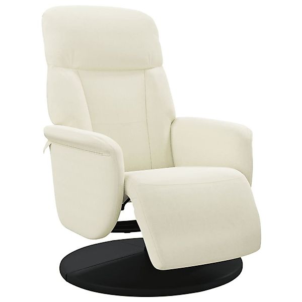 vidaXL Sessel Relaxsessel mit Fußteil Creme günstig online kaufen