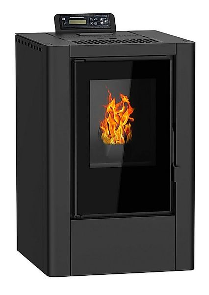 NEMAXX Pelletofen P6Mi Schwarz 6kW – Raumheizung bis 120m³ – automatische R günstig online kaufen
