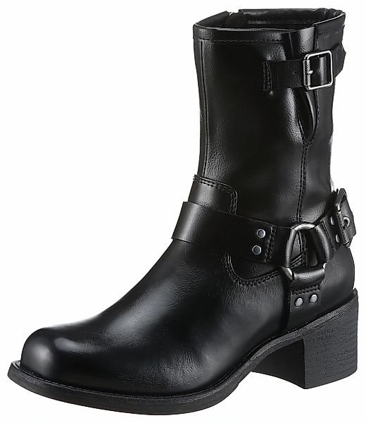 MARCO TOZZI BROTI Bikerboots, Blockabsatz, Schnallenboots, günstig online kaufen