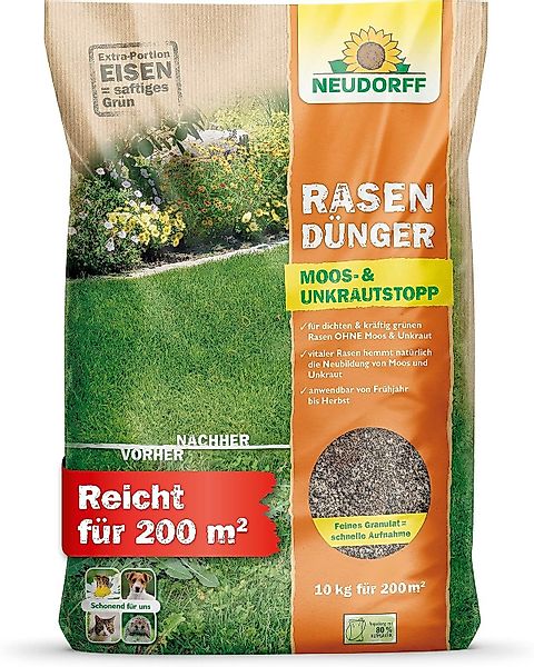 Neudorff Rasendünger RasenDünger Moos- & UnkrautStopp günstig online kaufen