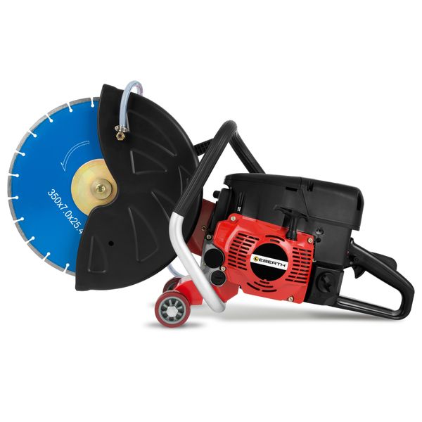 EBERTH Benzin Trennschleifer Motorflex 350mm Trennscheibe 2-Takt Motor mit günstig online kaufen