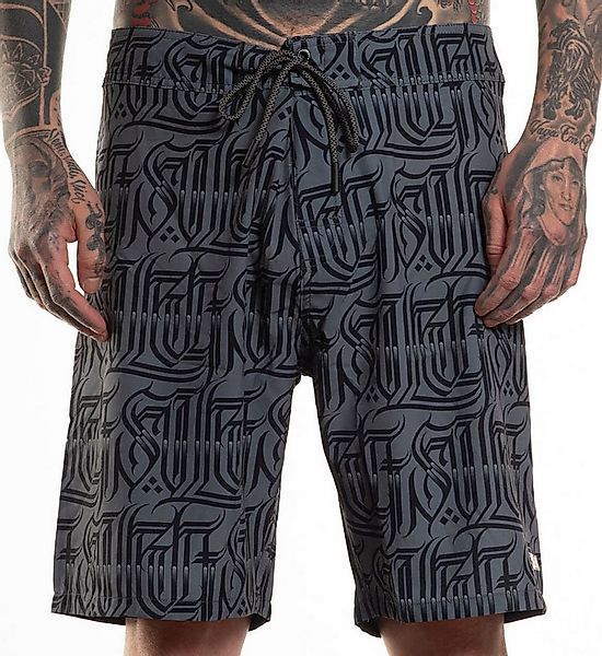 Sullen Clothing Boardshorts Richie Tattoo Logo Schriftzug Badehose Schwimmh günstig online kaufen