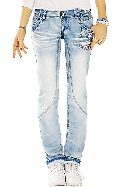 be styled Straight-Jeans low waist Jeanshosen, günstig online kaufen