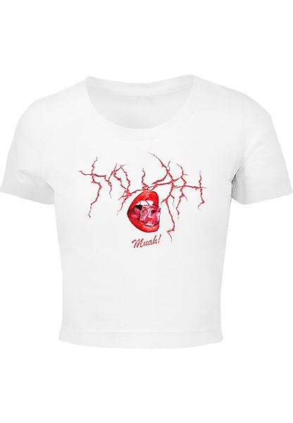 Miss Tee T-Shirt "Miss Tee Damen Muah Cropped Tee", (1 tlg.) günstig online kaufen
