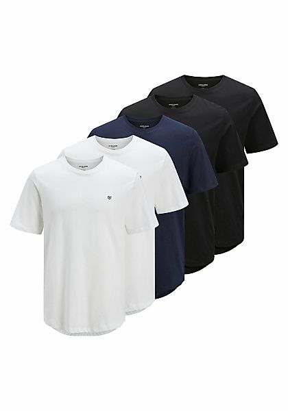Jack & Jones T-Shirt "T-Shirt JPRBLABRODY TEE CREW NECK 5PK 5er Pack" 5 tlg günstig online kaufen