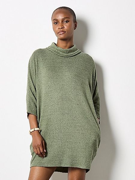 Apricot Strickkleid Minikleid (1-tlg) mit weitem Rollkragen günstig online kaufen