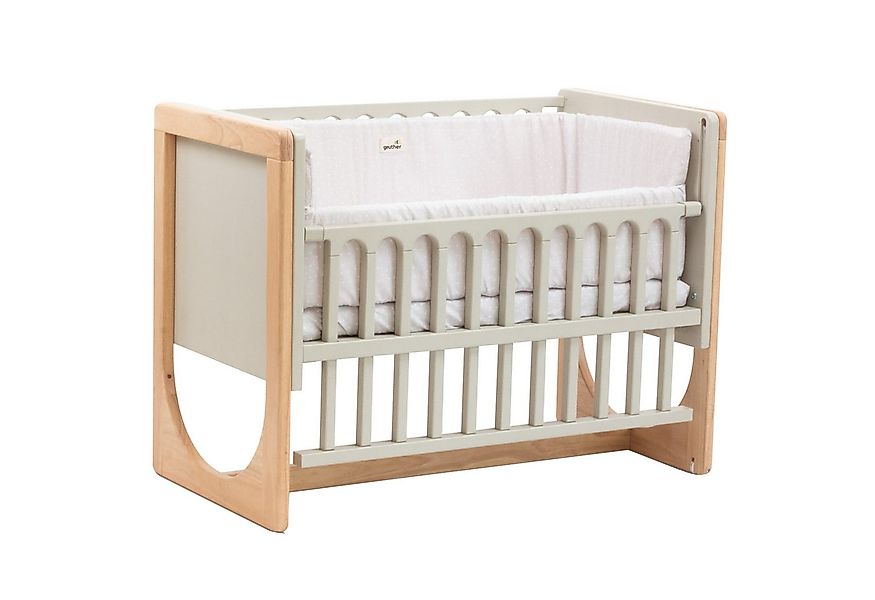 Geuther Beistellbett HATO inkl. Matratze Babybett in Natur günstig online kaufen