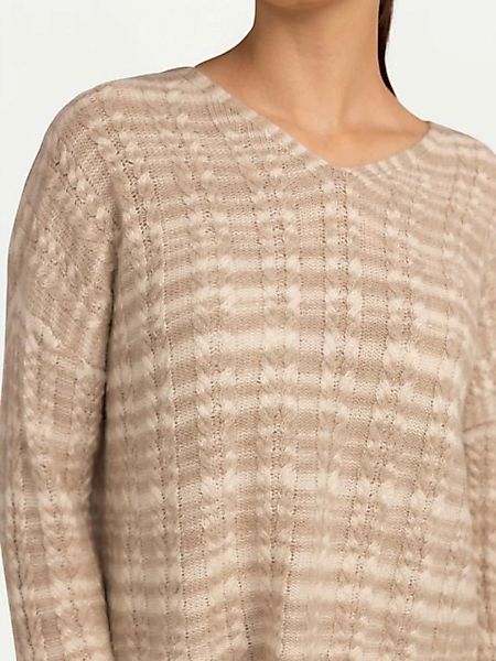 GOBI Cashmere V-Ausschnitt-Pullover Pullover mit V-Ausschnitt und Glockenär günstig online kaufen