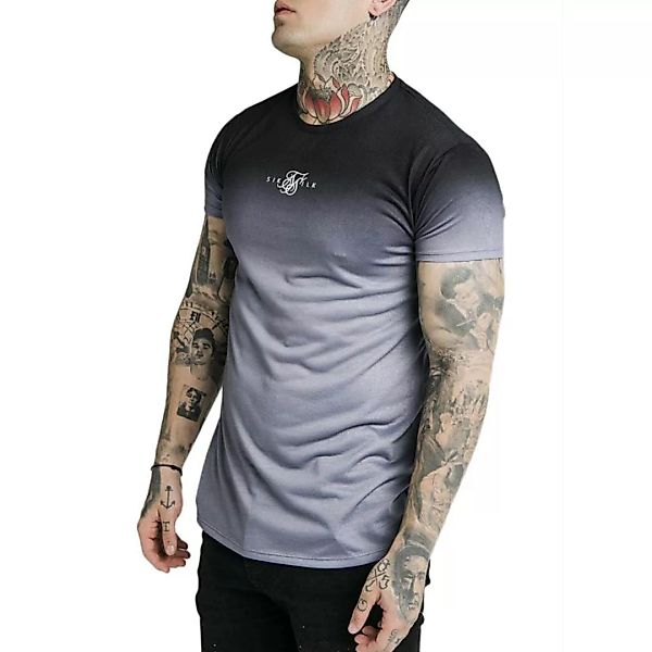 Siksilk High Fade Kurzärmeliges T-shirt L Black / Grey günstig online kaufen