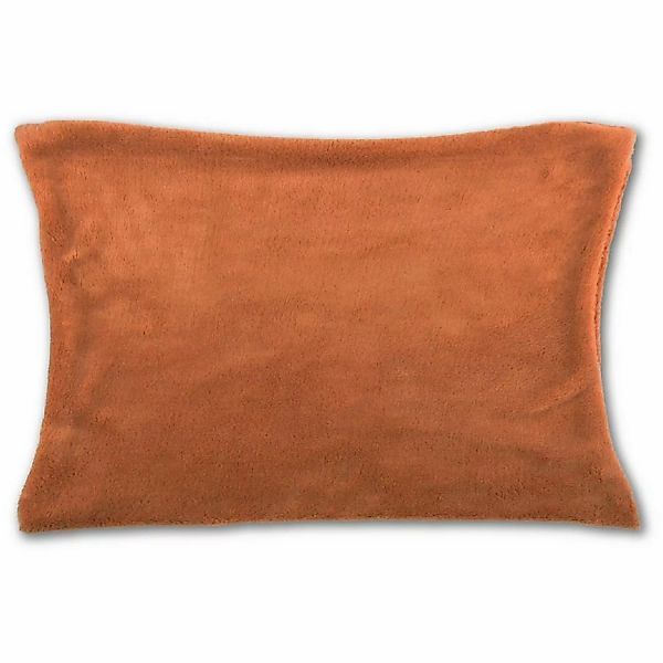 Bestlivings Kissenhülle Kuschel 40 x 60 cm Terracotta mit Füllung günstig online kaufen