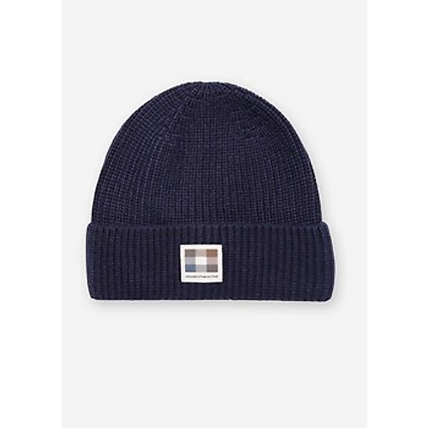 Aquascutum  Mütze Active beanie patch - navy günstig online kaufen