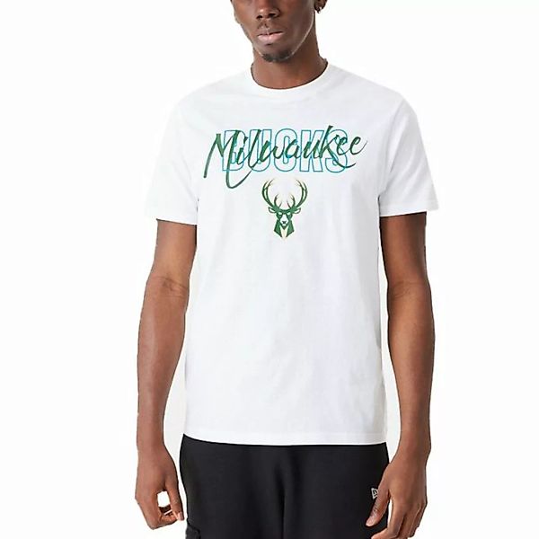 New Era Print-Shirt SCRIPT NBA Milwaukee Bucks günstig online kaufen