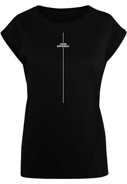 Merchcode T-Shirt "Merchcode Damen Ladies Think Different Extended Shoulder günstig online kaufen