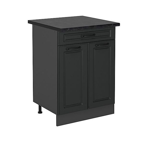 Vicco Unterschrank R-Line, Anthrazit Landhaus/Anthrazit, 60 cm, AP Anthrazi günstig online kaufen