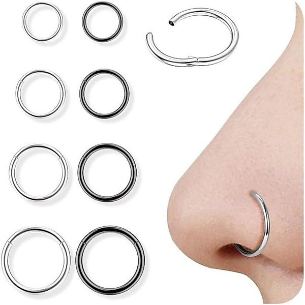 LuxusKollektion Nasenpiercing-Set Nasenpiercing Ring Septum Helix günstig online kaufen