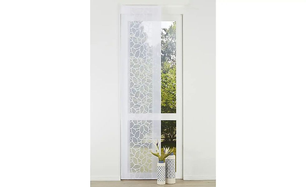 HOME Wohnideen Panello  Kontur ¦ weiß ¦ Synthetik ¦ Maße (cm): B: 57 Gardin günstig online kaufen