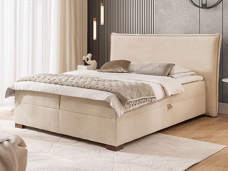 S-Style Möbel Boxspringbett Lovetti mit Topper günstig online kaufen