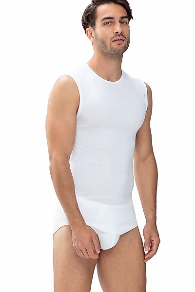 Mey Achseltop "NOBLESSE", ohne Seitennähte, Rundhalsausschnitt, Feinripp günstig online kaufen