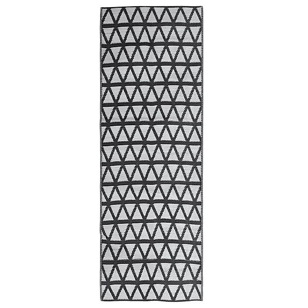 Vidaxl Outdoor-teppich Schwarz 80x250 Cm Pp günstig online kaufen