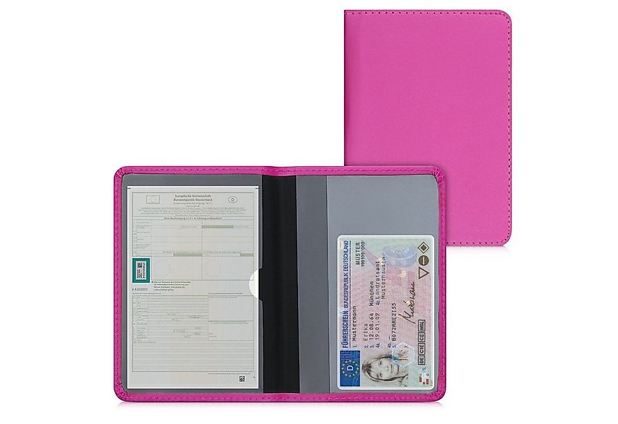 kwmobile Etui Fahrzeugschein Hülle mit Kartenfächern Kunstleder Hülle Fahrz günstig online kaufen