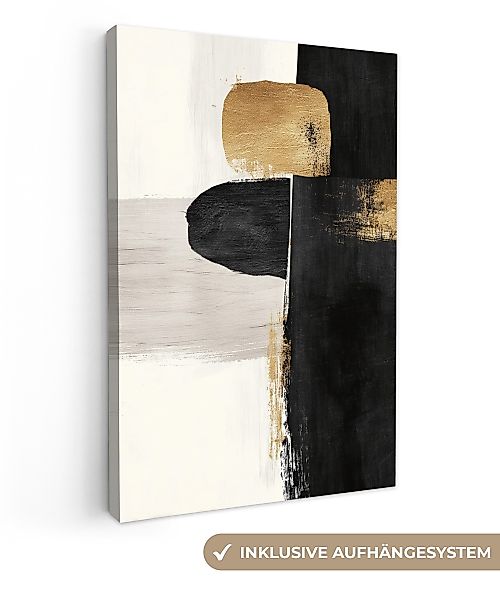 OneMillionCanvasses® Leinwandbild Formen - Pinselstriche - günstig online kaufen