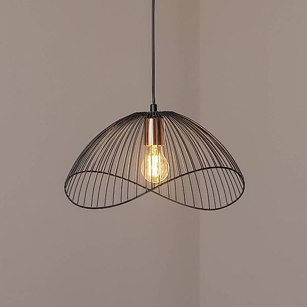 Hängeleuchte Telma, schwarz, Ø 38 cm, Metall günstig online kaufen