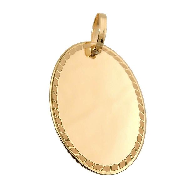 Schmuck Krone Kettenanhänger Anhänger 19x13mm Gravurplatte günstig online kaufen