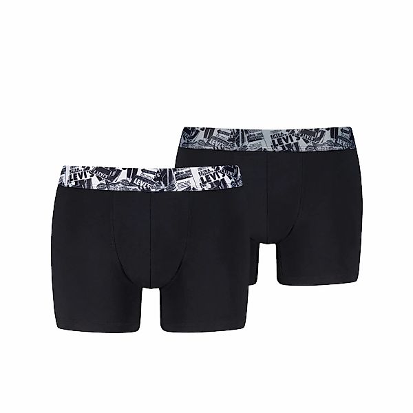 Levis Boxershorts "LEVIS MEN NEWSPAPER WB BOXER BRIEF 2P" 2er Pack, ohne Ei günstig online kaufen