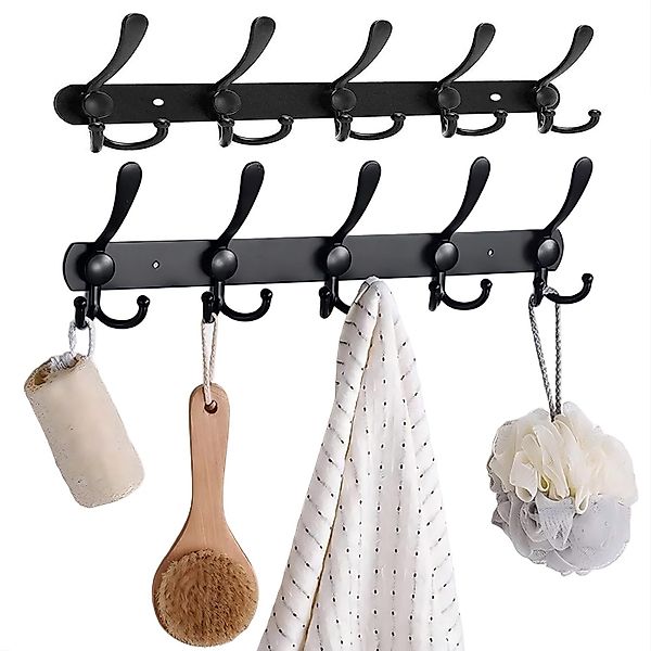 Refined Living Garderobenhaken Garderobenleiste Wand,Handtuchhaken,Hakenlei günstig online kaufen