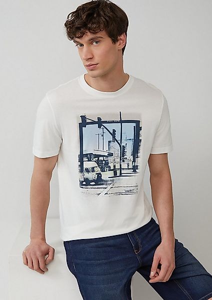 s.Oliver Kurzarmshirt T-Shirt T-Shirt aus Baumwolle mit Fotoprint günstig online kaufen