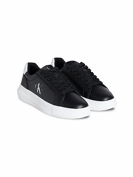 Calvin Klein Jeans Plateausneaker "CHUNKY CUPSOLE MONO LTH WN", Schnürschuh günstig online kaufen