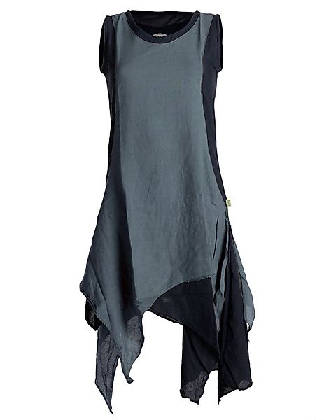 Vishes Sommerkleid Ärmelloses Lagenlook Kleid handgewebte günstig online kaufen