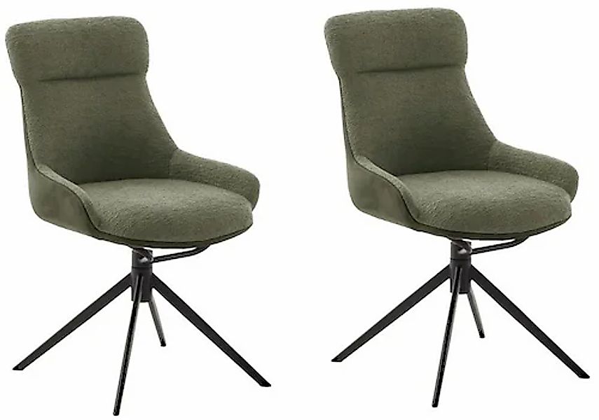 MCA furniture Esszimmerstuhl, Feingewebe, (2er-Set), drehbar 360°, Dreh- & günstig online kaufen