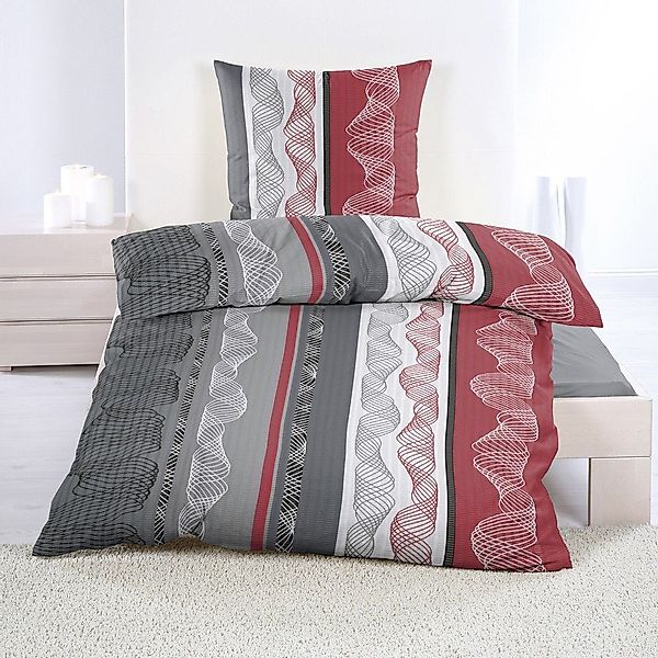 Casa Colori Bettwäsche Seersucker Bettwäsche Garnitur günstig online kaufen