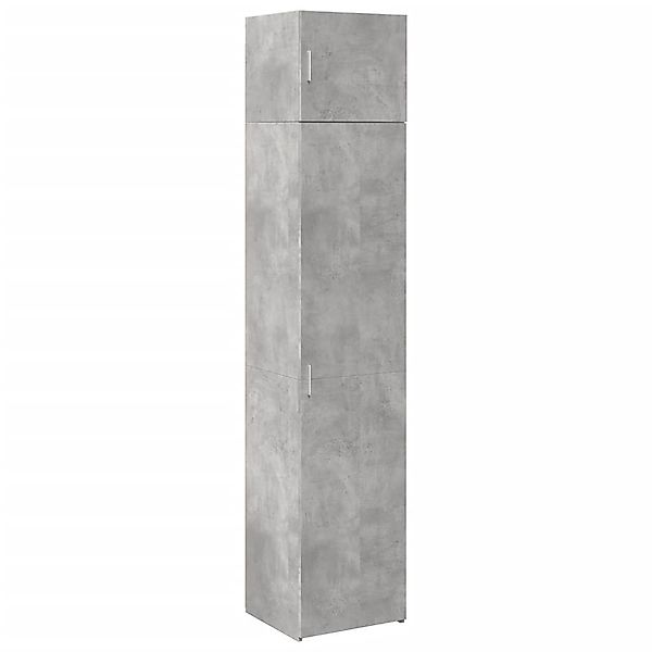 vidaXL Sideboard Hochschrank Schmal Betongrau 45x42,5x225 günstig online kaufen