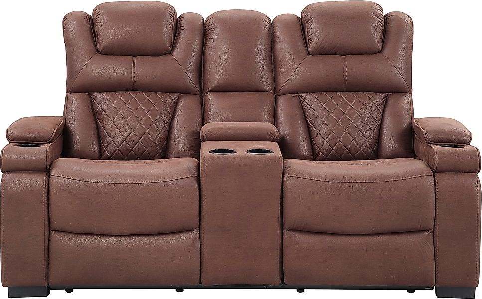 ATLANTIC home collection 2-Sitzer Faris, Zwei Relaxfunktionen, Mittelkosole günstig online kaufen