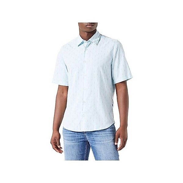 HUGO Langarmhemd uni regular fit (1-tlg) günstig online kaufen