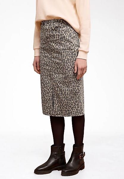 STREET ONE STUDIO Maxirock mit Leo-Muster günstig online kaufen